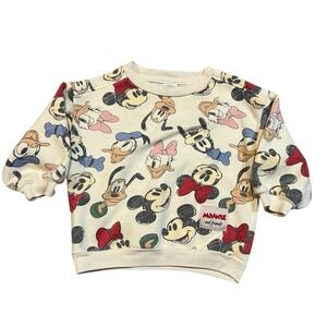 Disney Baby 18M Mickey Minnie Friends Sweatshirt Pullover Long Sleeve